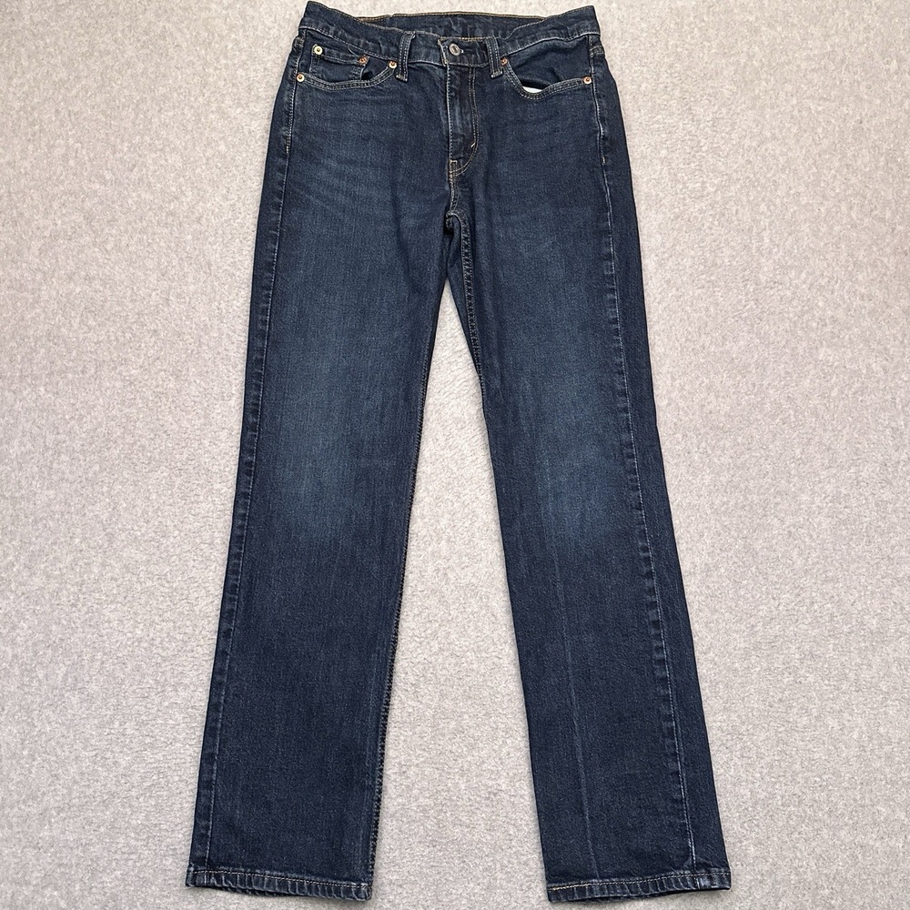 Levi's 514 Jeans Men's 30x31* Blue Slim‎ Straight Stretch Denim Dark Wash Denim